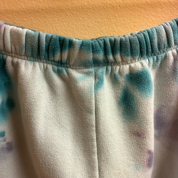 VS Pink Blue Tie Dye Pants Medium Used - Picture 6 of 6